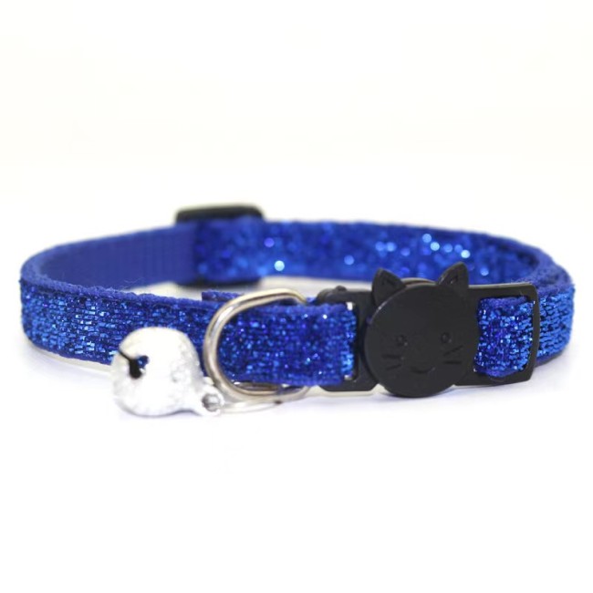 New pet decoration cat collars, bell collars, golden scallion velvet dog collars, pet products
