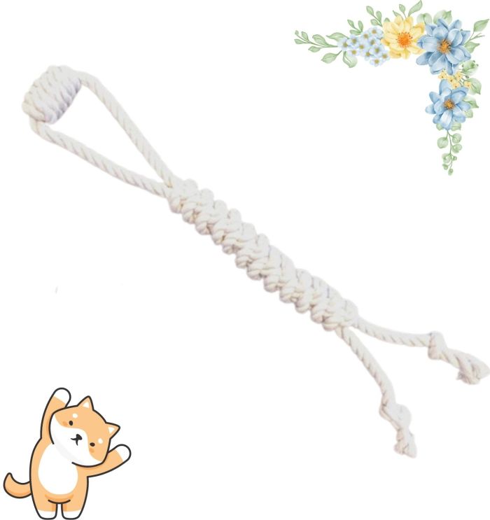 Vietnamese HOANG LINH SG Ms Kimy Durable woven chewable toy cotton rope pet dog puppy pet supplies