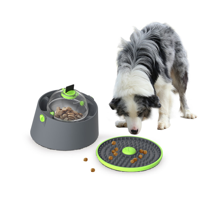 Dog slow feeder bowl, educational food drip ball, licking pad, dog feeder bowl, toy training, interactive pet feeder, hot pet supplies