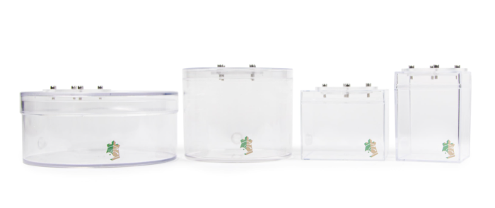 Taiwan plastic round container ant pet supplies: