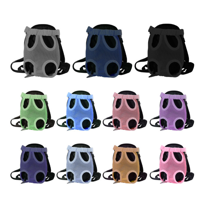 Factory price wholesale pet supplies, easy to install, quick-release buckle pet bags, thickened shoulder adjustable dog backpacks, pet harnesses