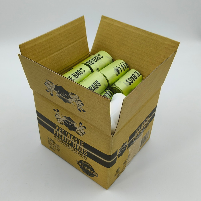Poop bag dispenser light green 50 rolls compostable best pet supplies dog poop bag garbage garbage