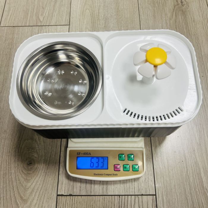 2-in-1 automatic cat fountain pet feeder with food bowl, USB electric cat tableware, pet supplies, intelligent feeding device