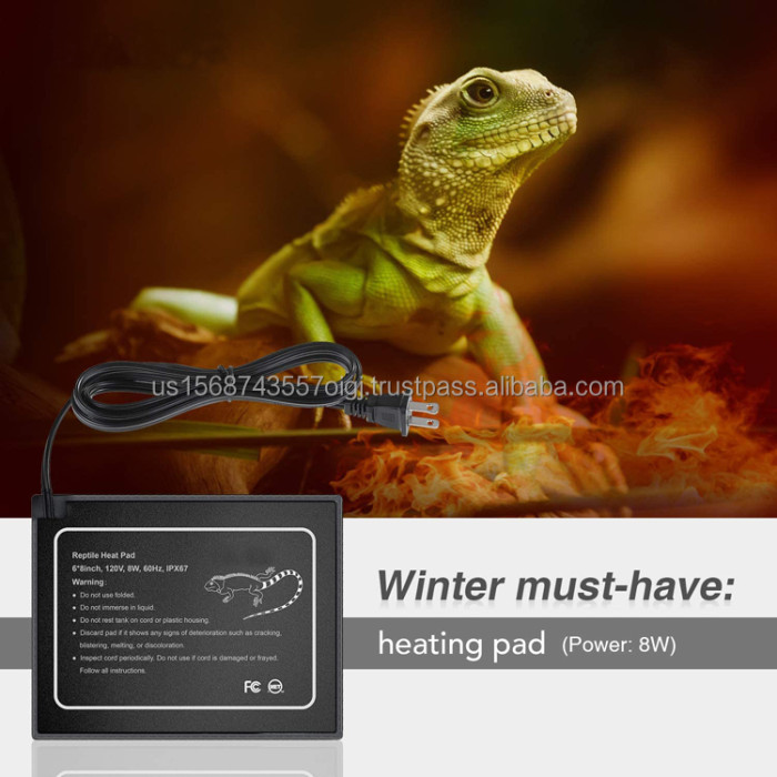 Solid animal pattern polyvinyl chloride reptile heating pad pet supplies