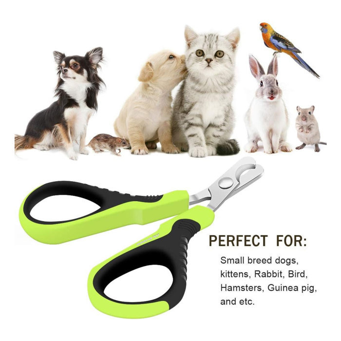 Black pet supplies, pet accessories, small dog, cat and bird nail clippers, nail clippers, trimmers, pet grooming brushes