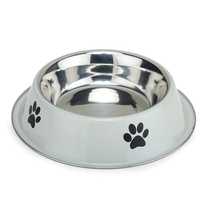 American-style stainless steel dog and cat bowls, used for storing water and food, are a must-have for good-looking and cool cats