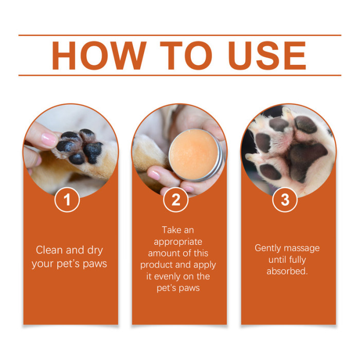 Yegbong Foot Care Wax repairs dry PAWS, moisturizes and gently comforts pet products