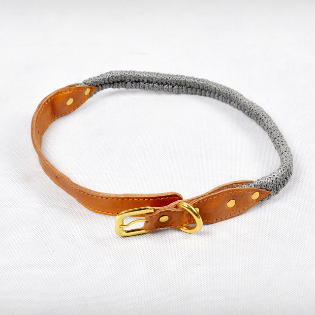 Dog accessories, pet supplies, handmade collars, pet accessories, clothing and accessories, Macrame