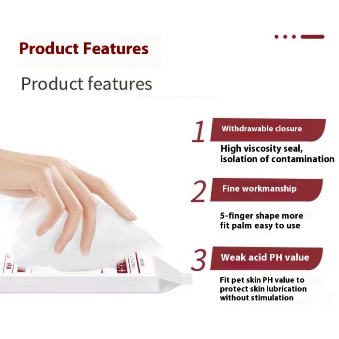 No need for hand wash covers, wet wipes, pet deodorization cleaning, cat and dog bathing, dry cleaning, pet supplies, 5-finger gloves