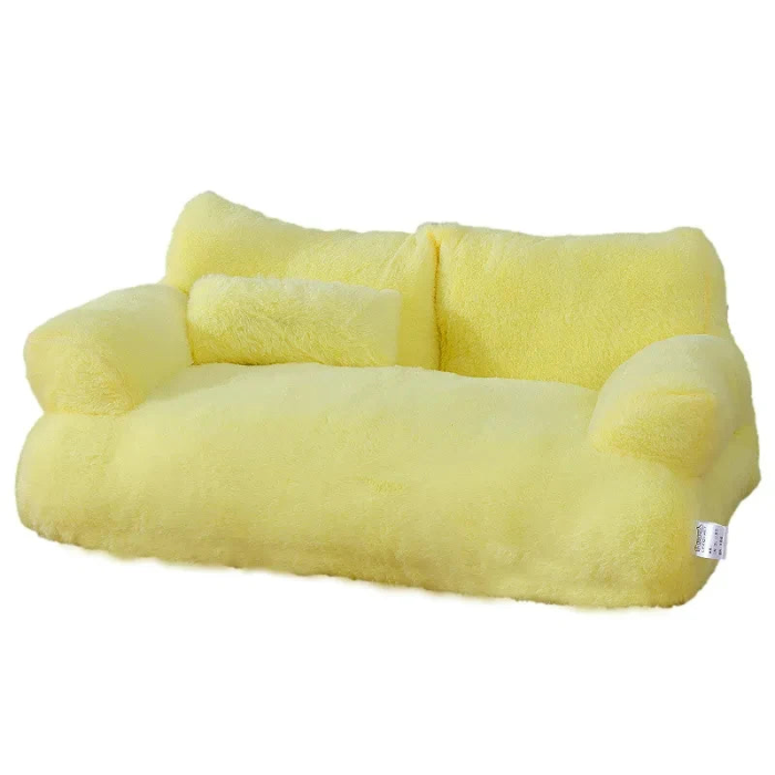 Luxurious cat bed sofa, winter warm cat bed, pet bed, comfortable plush puppy bed for small and medium-sized cats, pet supplies
