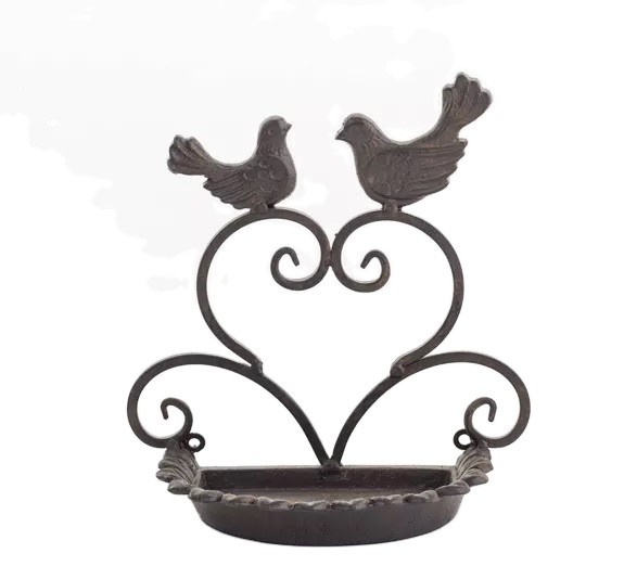 Retro style bird feeder, with country-style refined bird feeder, a high-quality bird feeder for bathing