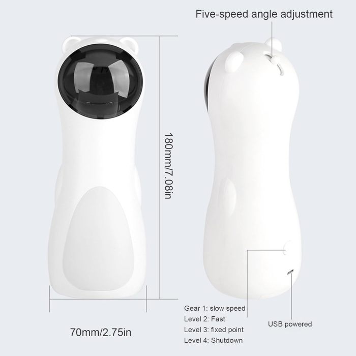 In 2022, a newly designed smart interactive cat pet animal chaser sports laser pen home toy was launched