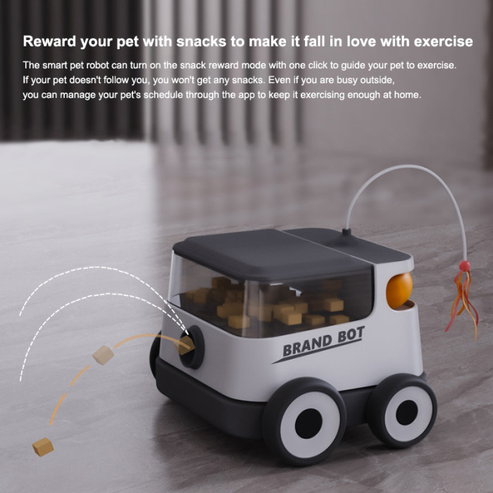 Factory-customized intelligent pet companion robot toys, remote-controlled laser intelligent interactive cat toys, Usb automatic sports dog toys