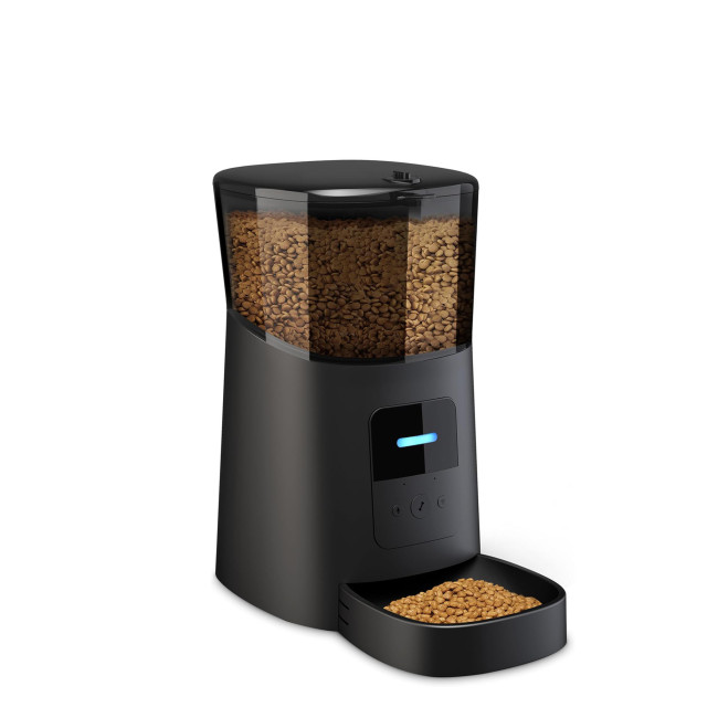 Pet supplies: 6L automatic cat feeder, WiFi automatic dog feeder, cat food dispenser, with low food sensor and tape recorder