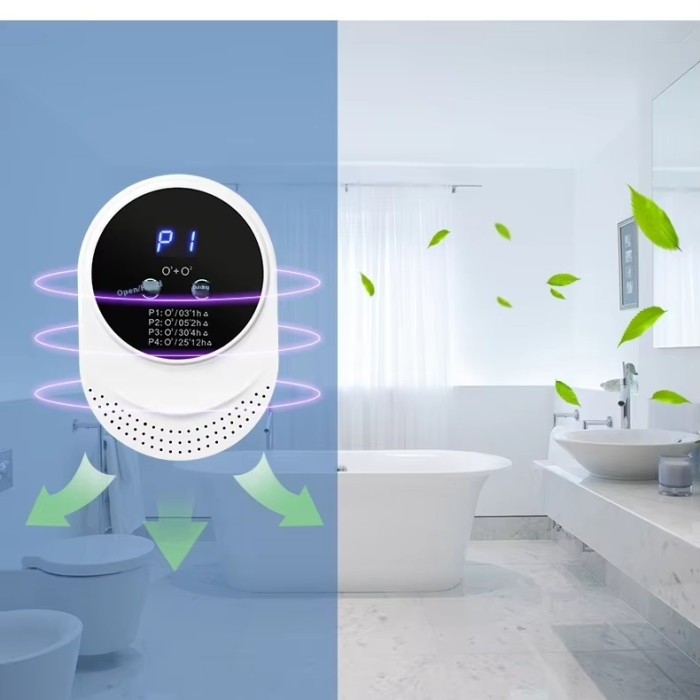 Air ozone generator with touch screen, smart air purifier for pet houses, deodorant and deodorant, suitable for cat litter rooms and cat products