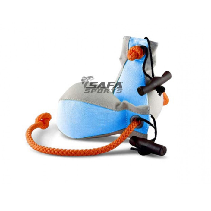 Light blue 150-gram dummy ball dog training toy set, smart colored sturdy material, floating super-long rope for training cats and dogs