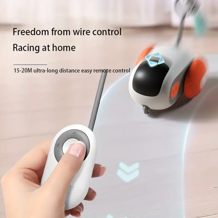New custom pet products, electric funny remote control car, smart plush interactive cat toy, sports