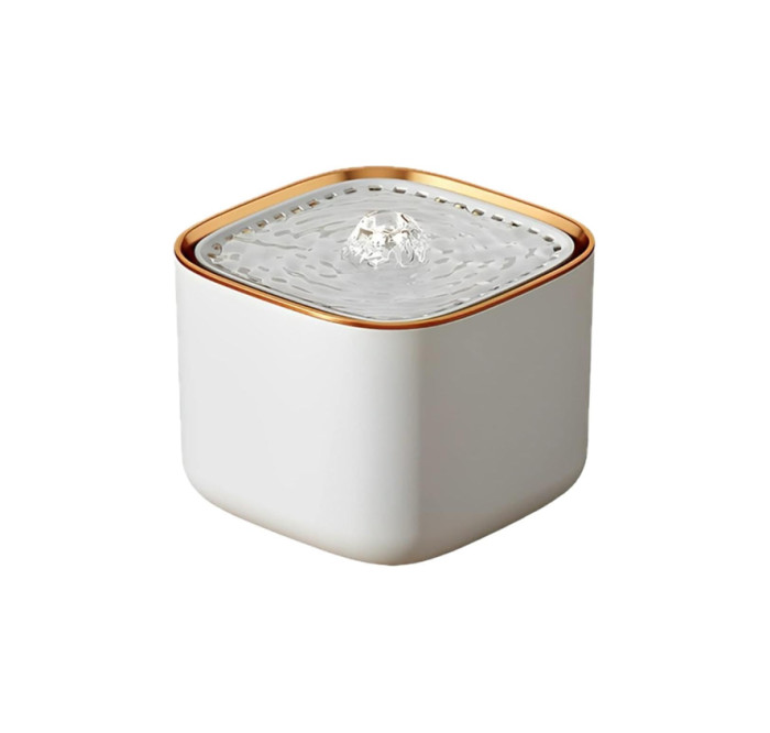 Hot-selling automatic cat fountain water dispenser, luxurious and safe charging intelligent fountain cat pet water dispenser with filter pump