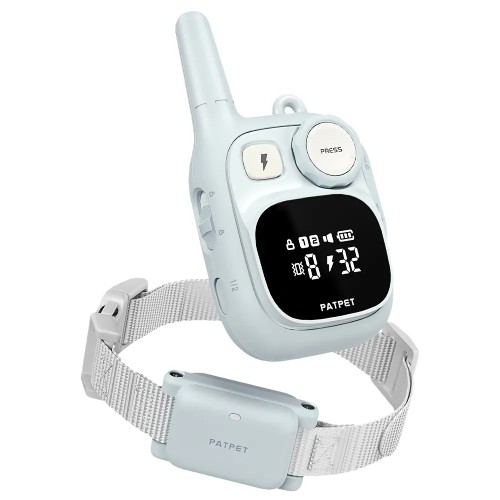 Adjustable smart dog trainer 3 mode 2000 feet control barking shock dog training collar with remote Ipx7 water resistance