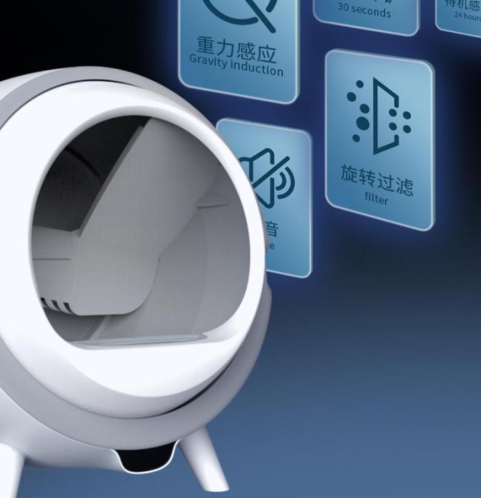 Factory price: Smart self-cleaning cat litter box, automatic smart cat litter box control, self-cleaning, automatic cat toilet, smart application