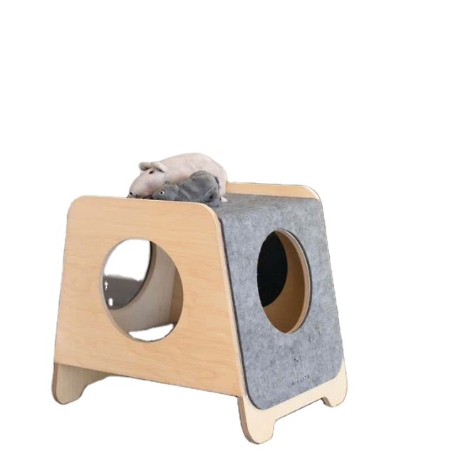 Best products: Pet supplies, wooden cat houses, solid wood, eco-friendly wooden cardboard cat beds, discounted prices