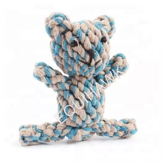 Lightweight best-selling dog game toys, best-selling chewing puppy cotton woven bone chewing knot toys