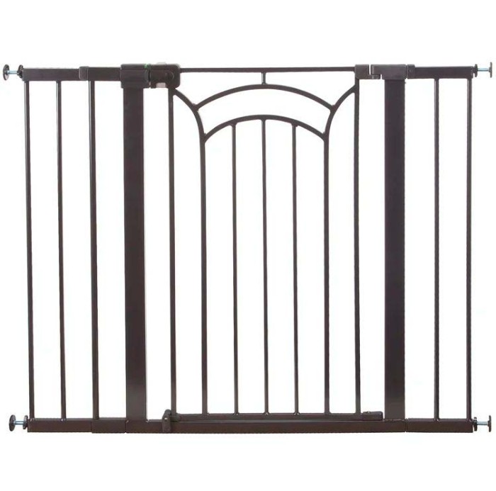 Customized floral design brown metal pet door security door border covering puppies and other pets family garden interior 2023