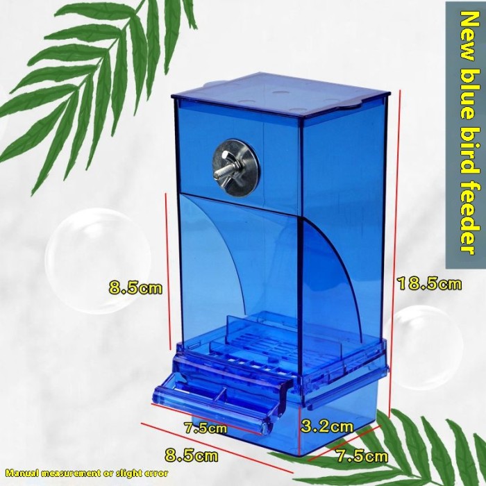 Parrot food boxes, anti-overflow and anti-splash automatic bird feeders, bird feeders, hanging dispensers, wholesale of pet bird supplies发