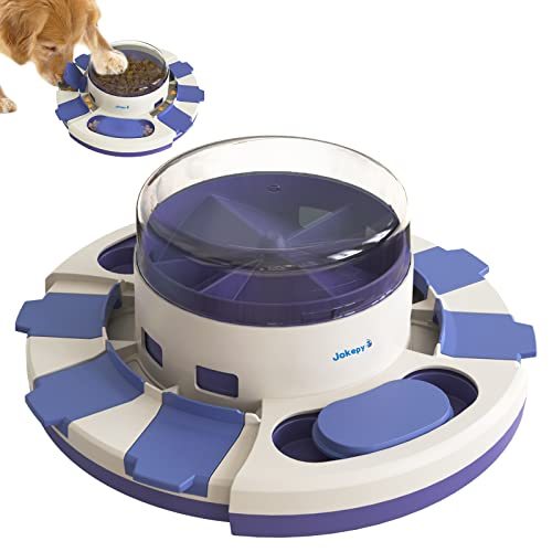 Dog Puzzle Toys for Boredom and Mental Stimulation, Interactive Slow Food Feeder Dispenser, Professional Level 2 in 1 for Large/Medium/Small Dogs