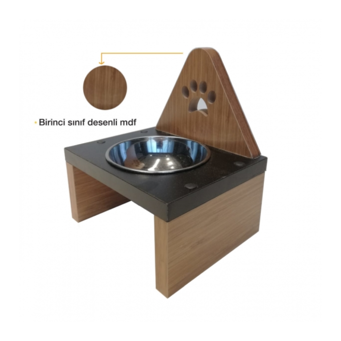 Wholesale of 1 piece of wooden cat food and water bowl, claw products at the most favorable price, pet products, pet food and water bowl equipment