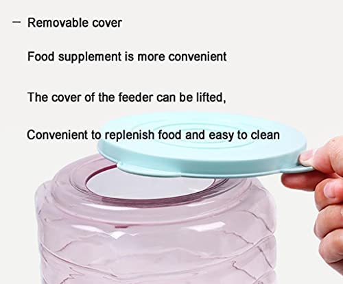1.8L Pet Feeder Exercise Intelligence Dog Cat Automatic Press Feeder (Pink)