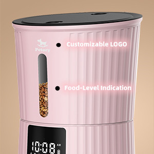 The latest product is the Cat Smart pet feeder Pink automatic pet feeder 4L