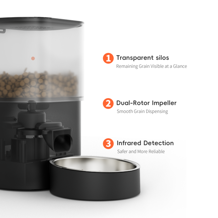 New pet feeder products: dog and cat fountain, intelligent pet food feeder dispenser, stainless steel automatic pet feeder bowl