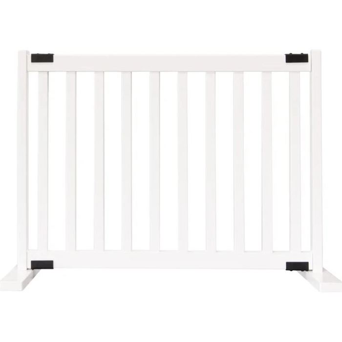 Solid wood freestanding pet door, security door, border cover, puppy and other pets, family garden, indoor, made in India