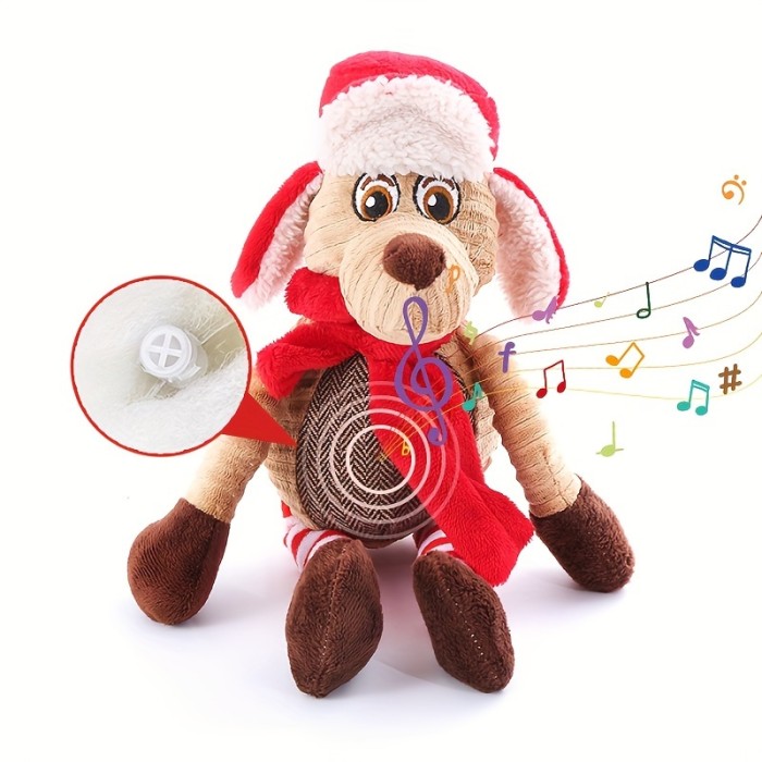 New best-selling Christmas gifts: reindeer plush pet products, anti-biting interactive cat toys, and indebreakable dog toys