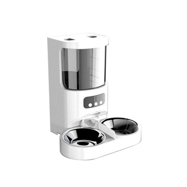 Best-selling wholesale pet feeders for dogs and cats, smart pet feeders for dogs and cats, Wifi mobile phone App remote control, automatic pet feeders with 4L