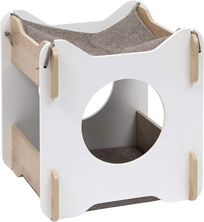 Vietnamese handcrafted luxury solid wood pet house outdoor wooden dog house furniture made of medium-density fiberboard material
