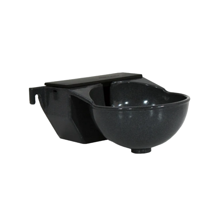 Gycpet 1L wall-mounted dog water bowl with high-pressure float metal accessories, suitable for constant water level in pet use and agriculture