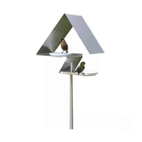 Retro style bird feeder, with country-style refined bird feeder, a high-quality bird feeder for bathing