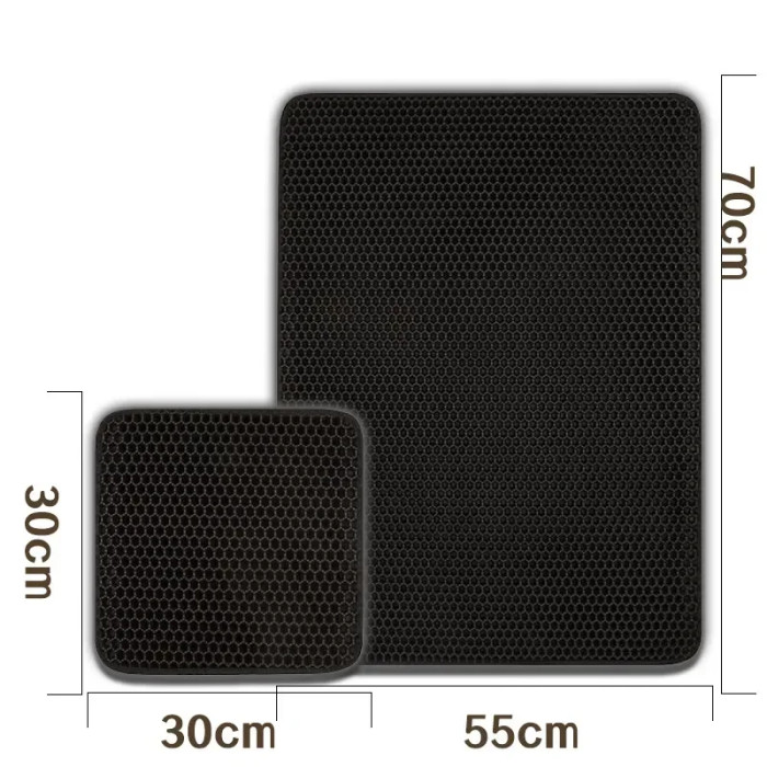 Waterproof pet cat litter pad, double-layer pet cat litter box pad, anti-slip sand cat pad, washable mattress cleaning pad product