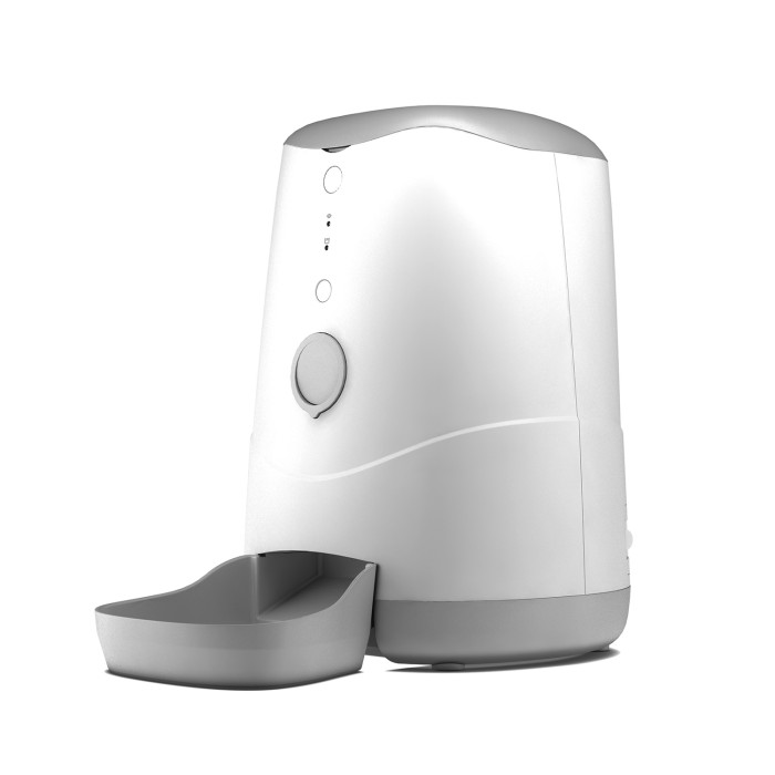 3.7-liter modern smart pet accessories supply, new wireless control manual & remote feeding support, Alexei and Google Assistant