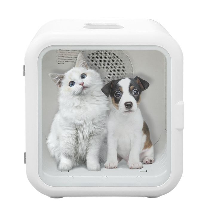 Ultra-quiet home automatic pet dryer box dog hair dryer intelligent temperature control 360-degree cat and dog drying box dog