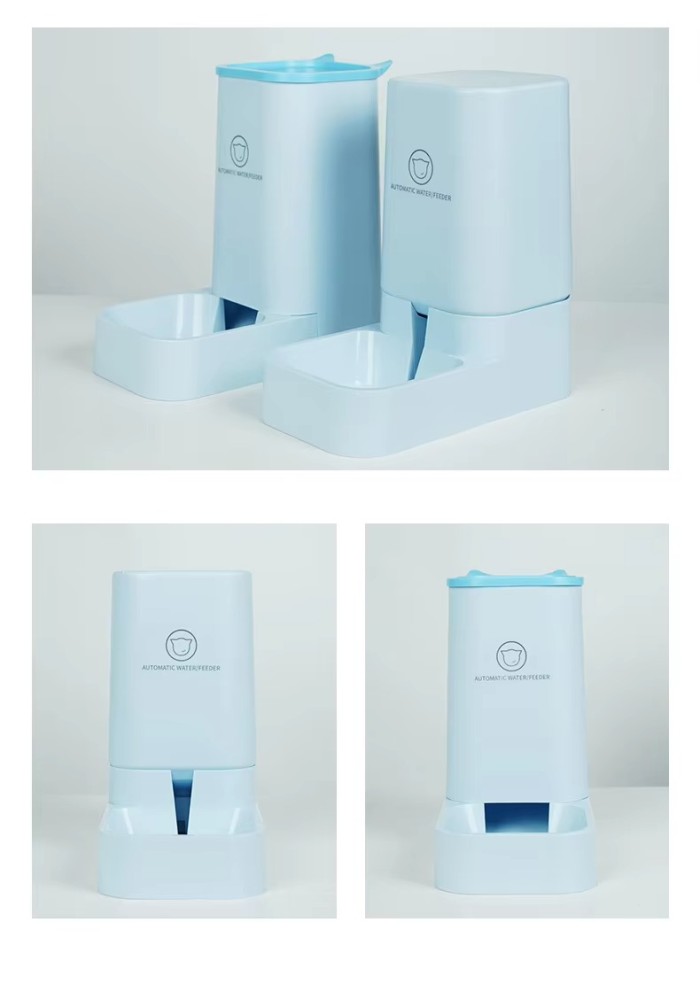 Hot-selling new automatic bowl, pet cat and dog food storage container, slow feeder