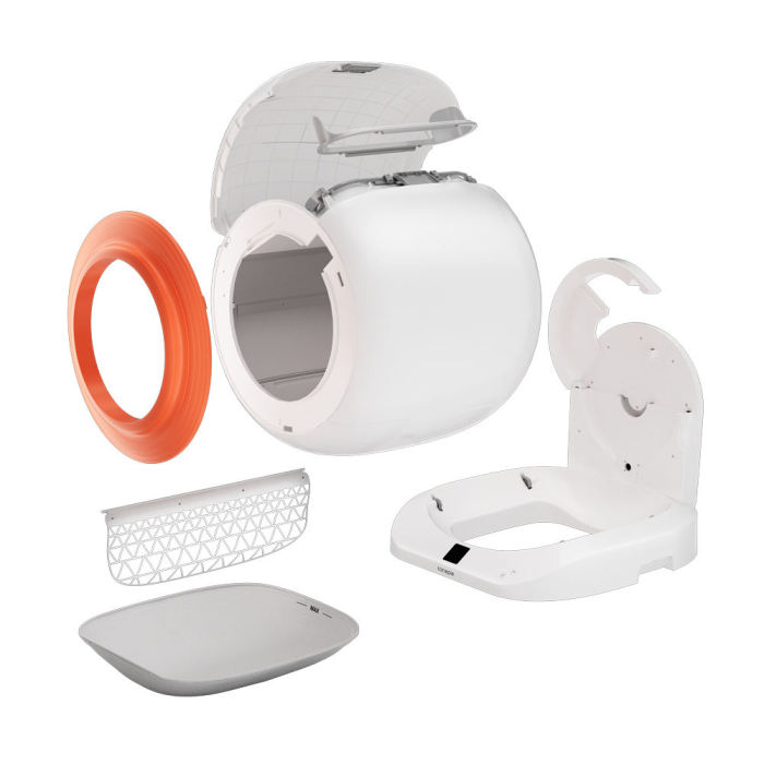 New 65l automatic self-cleaning cat toilet App control detachable Oem Odm smart cat litter box