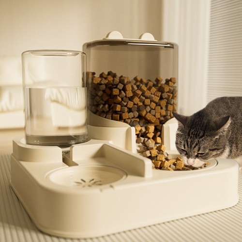Cat pet feeder, cat bowl, pet tableware, cat bowl, dog bowl, basin, universal water dispenser, pet supplies