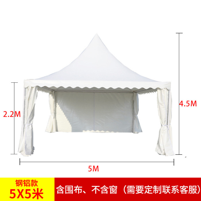 European Style Double-Layer Large Spire Wedding Tent Heavy Duty for Outdoor Exhibition Advertising Activities and Weddings