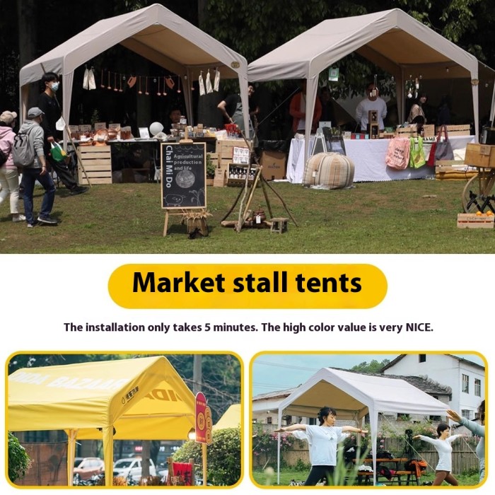 New Product Winter Warm Outdoor Market Single Layer Awning Steel Cold Proof Thickened Canopy Trade Show Tents