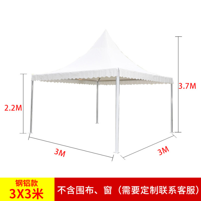 European Style Double-Layer Large Spire Wedding Tent Heavy Duty for Outdoor Exhibition Advertising Activities and Weddings