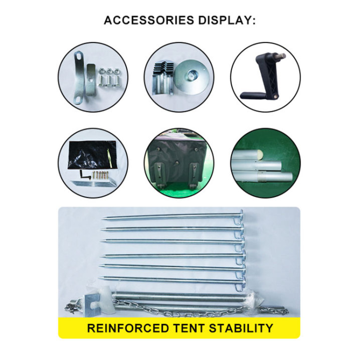Aluminum Pole Spider Star Shaped Tent for Sports Events Advertising Stretch Tents for Events Twin Star`