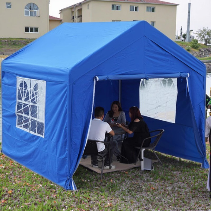 New Product Winter Warm Outdoor Market Single Layer Awning Steel Cold Proof Thickened Canopy Trade Show Tents